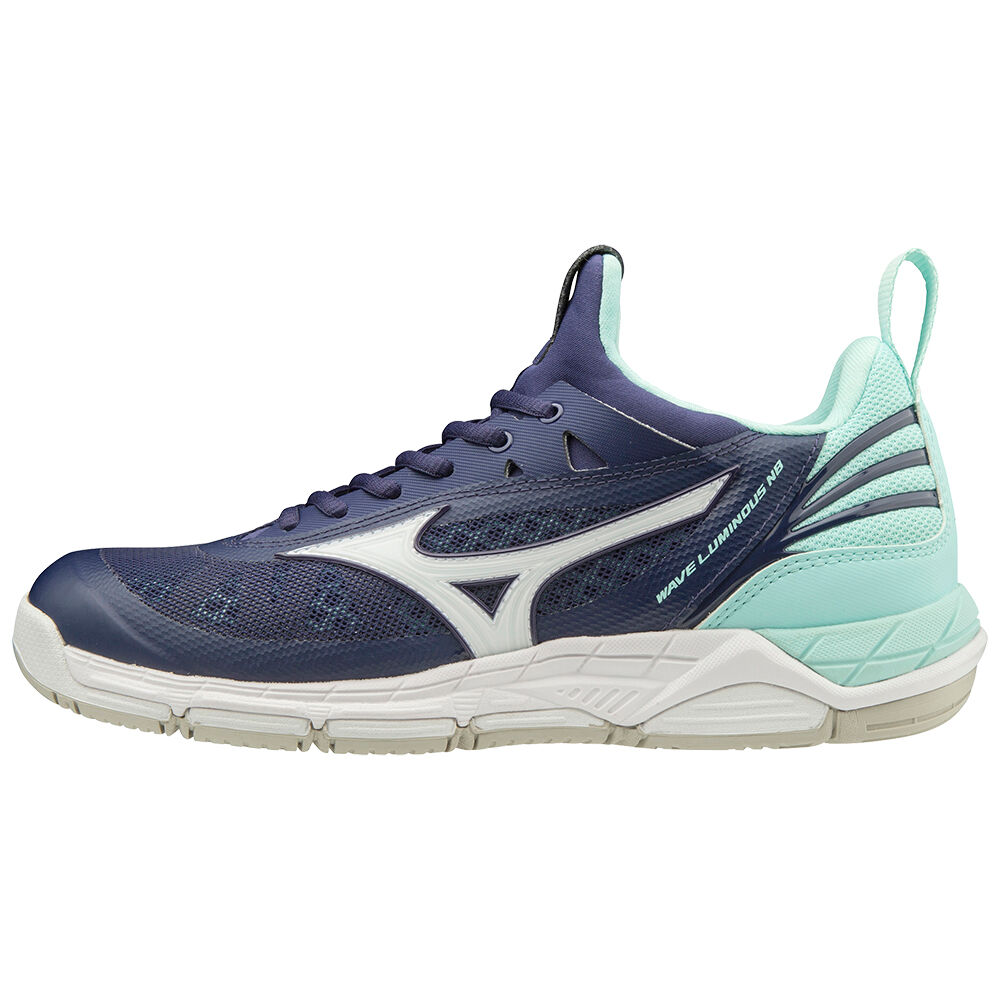 Scarpe da netball Mizuno Wave Luminous NB Donna - Blu Marino/Blu - 24893-MFRJ